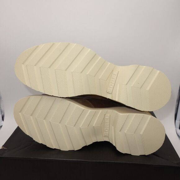 NEW Sorel women's 11 Hi-Line Heel Chelsea Waterproof Boot Umber Brown READ - Picture 8 of 13